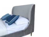 Heather Full-Size Bed in Grey by Manhattan Comfort at Eve Furniture