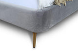 Heather Full-Size Bed in Grey by Manhattan Comfort at Eve Furniture