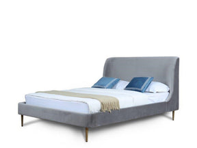 Heather Full-Size Bed in Grey by Manhattan Comfort at Eve Furniture