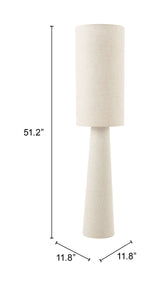 Heaven Beige Floor Lamp by Zuomod at Eve Furniture
