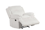 Heaven White 3-Piece Reclining Living Room Set by Happy Homes at Eve Furniture