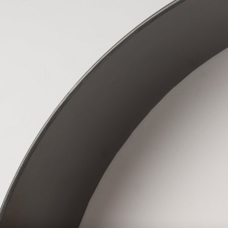 Hector Brown Wood W/ Black Metal Round Wall Shelf by Mercana at Eve Furniture