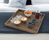 Heddford Brown Tray by Ashley at Eve Furniture