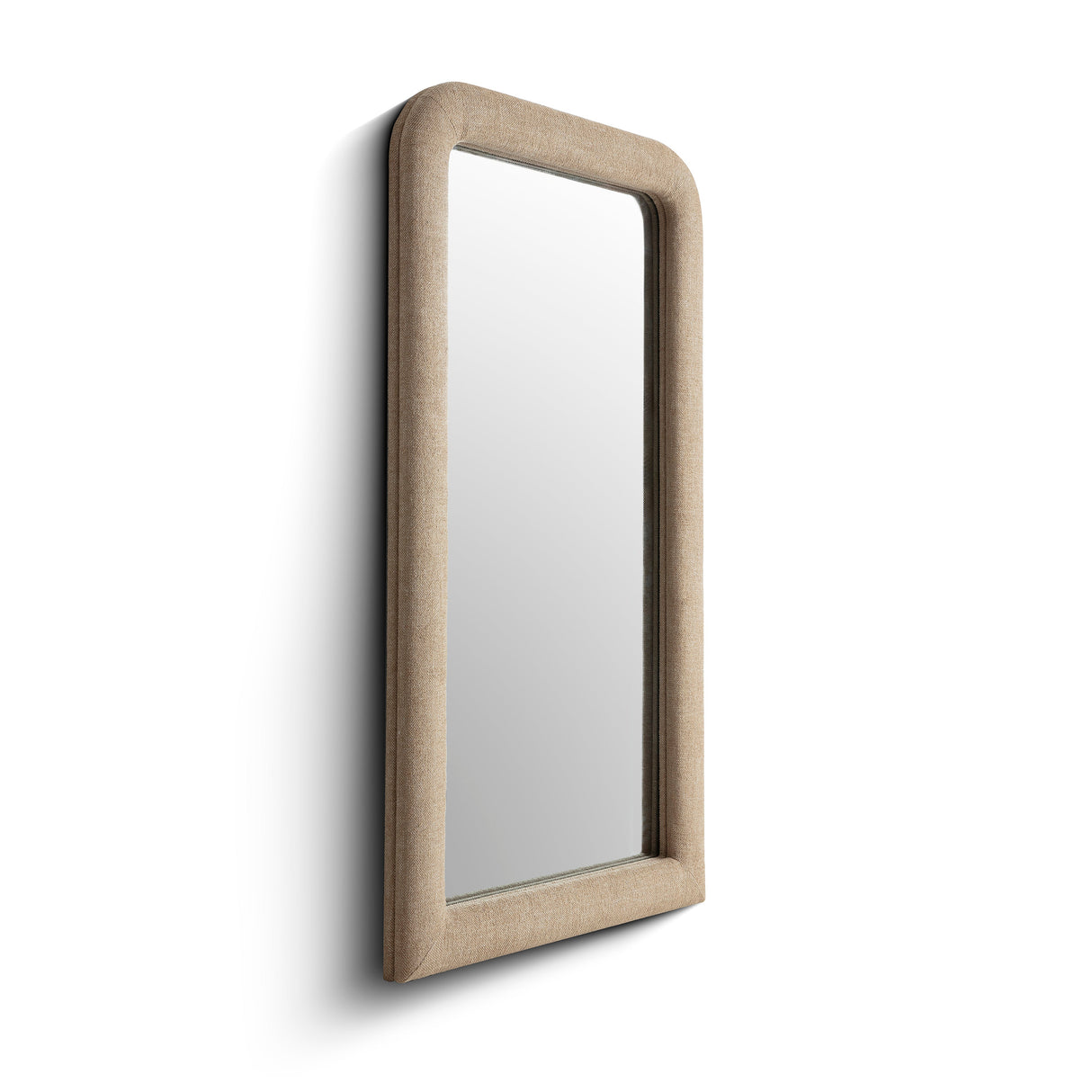 Heidi 43"X78" Upholstered Oversized Floor Mirror by TOV Furniture at Eve Furniture