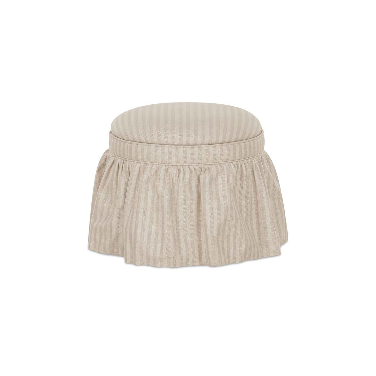Heidi Beige Stripe Storage Ottoman by Moe's Home at Eve Furniture