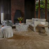 Heidi Beige Stripe Storage Ottoman by Moe's Home at Eve Furniture