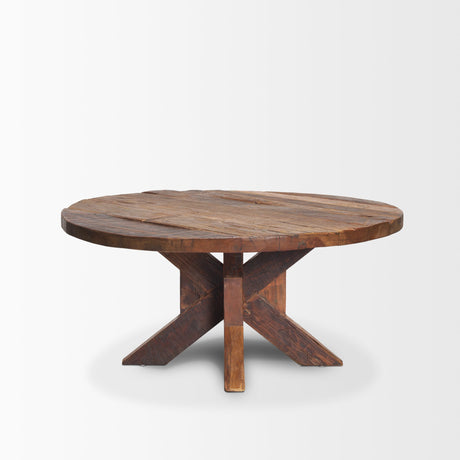 Heidi Reclaimed Brown Wooden Coffee Table by Mercana at Eve Furniture