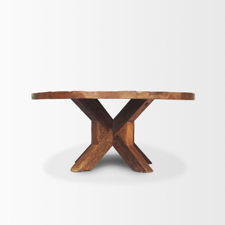 Heidi Reclaimed Brown Wooden Coffee Table by Mercana at Eve Furniture