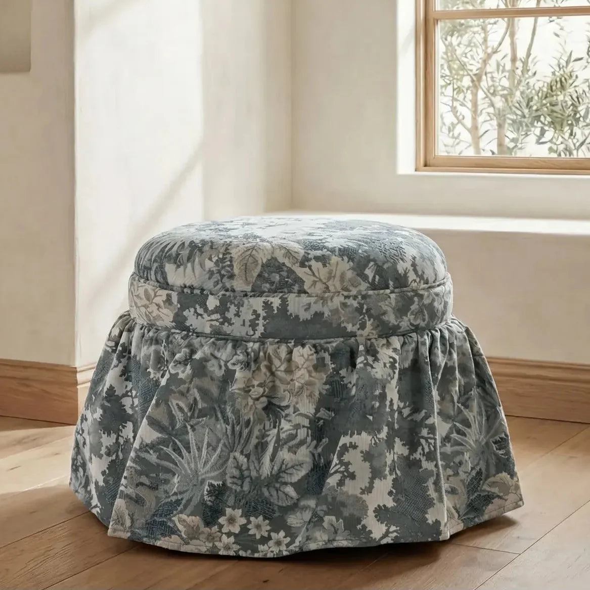 Heidi Storage Ottoman by Moe's Home at Eve Furniture