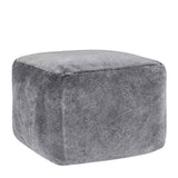 Heirloom Gray Velvet Pouf by Classic Home at Eve Furniture