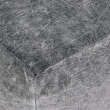 Heirloom Gray Velvet Pouf by Classic Home at Eve Furniture