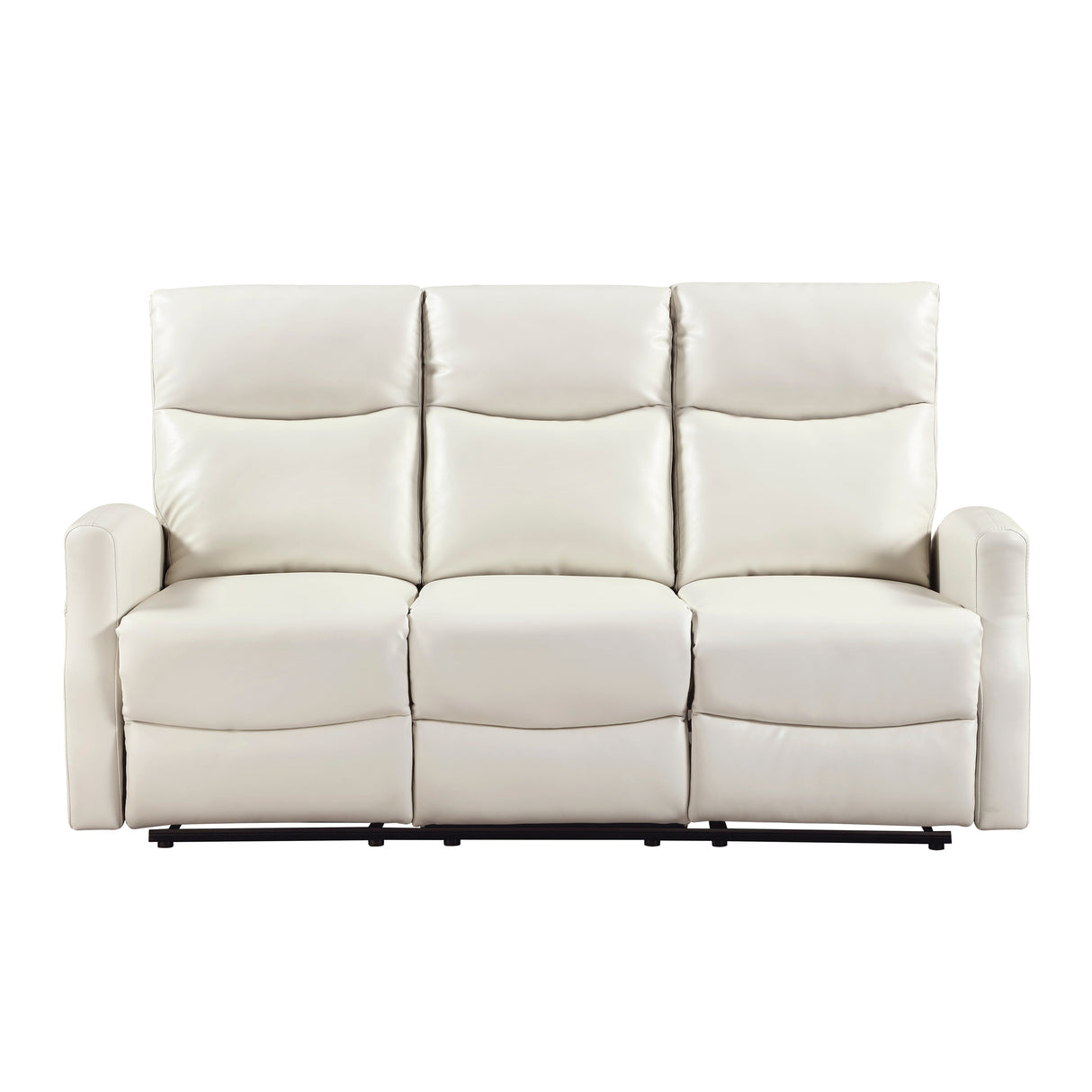 Heisley Beige 3-Piece Reclining Living Room Set by Homelegance at Eve Furniture