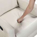Heisley Beige 3-Piece Reclining Living Room Set by Homelegance at Eve Furniture