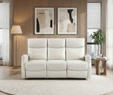 Heisley Beige 3-Piece Reclining Living Room Set by Homelegance at Eve Furniture