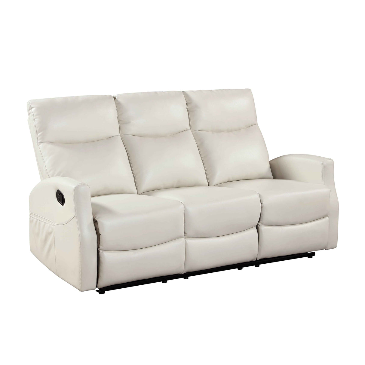 Heisley Beige 3-Piece Reclining Living Room Set by Homelegance at Eve Furniture