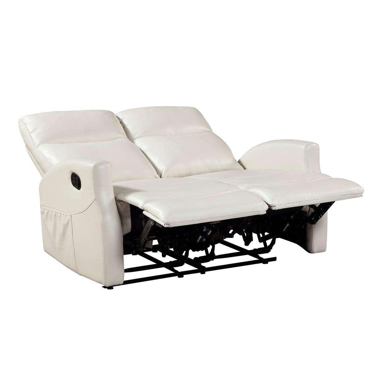 Heisley Beige 3-Piece Reclining Living Room Set by Homelegance at Eve Furniture