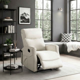 Heisley Beige Reclining Chair by Homelegance at Eve Furniture
