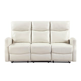 Heisley Beige Reclining Living Room Set by Homelegance at Eve Furniture