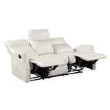 Heisley Beige Reclining Living Room Set by Homelegance at Eve Furniture