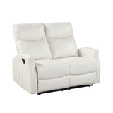 Heisley Beige Reclining Living Room Set by Homelegance at Eve Furniture