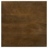 Heitor Dark Brown/Gunmetal Square Accent Table with Tripod Legs by Coaster at Eve Furniture