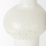 Heket Tall White Glass Vase by Mercana at Eve Furniture