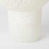 Heket Tall White Glass Vase by Mercana at Eve Furniture