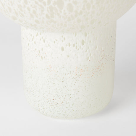 Heket Tall White Glass Vase by Mercana at Eve Furniture