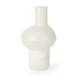 Heket Tall White Glass Vase by Mercana at Eve Furniture