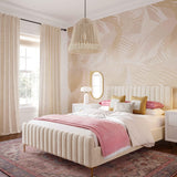 Helen White Cotton Tasseled Pendant Lamp by TOV Furniture at Eve Furniture