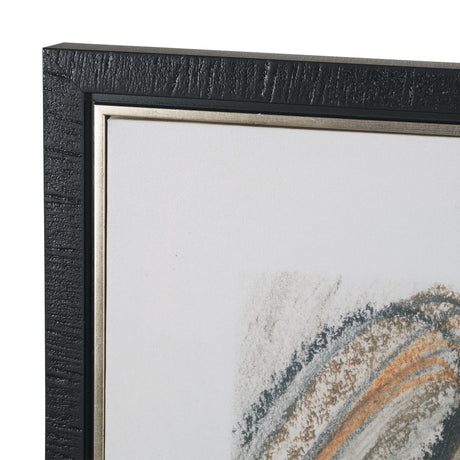 Helical by Mercana Studio Hand-Embellished Textured Framed Canvas Artwork by Mercana at Eve Furniture