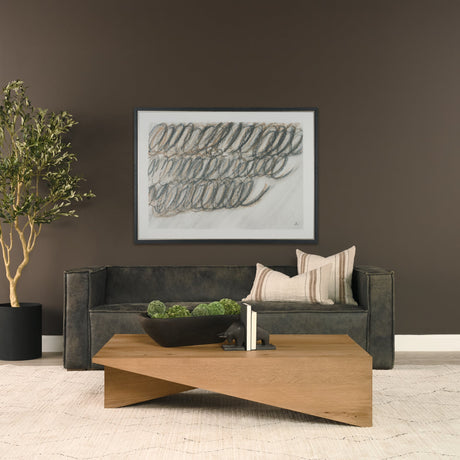 Helical by Mercana Studio Hand-Embellished Textured Framed Canvas Artwork by Mercana at Eve Furniture