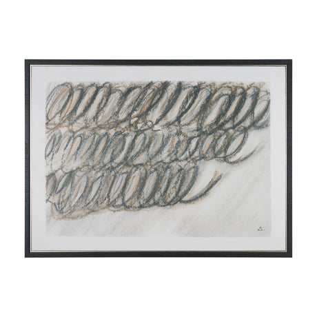 Helical by Mercana Studio Hand-Embellished Textured Framed Canvas Artwork by Mercana at Eve Furniture