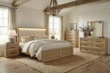 Helios Natural 5-Piece Queen Bedroom Set by Furniture of America at Eve Furniture