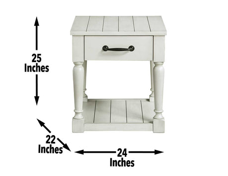 Hemingway End Table by Steve Silver at Eve Furniture