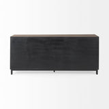Hemlock Brown Wood Sideboard by Mercana at Eve Furniture