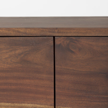 Hemlock Brown Wood Sideboard by Mercana at Eve Furniture