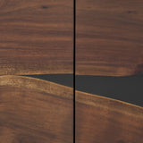 Hemlock Brown Wood Sideboard by Mercana at Eve Furniture