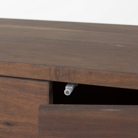 Hemlock Brown Wood Sideboard by Mercana at Eve Furniture
