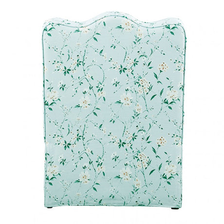 Hemsworth Chinoiserie Lightteal/Pink Accent Chair by Furniture of America at Eve Furniture