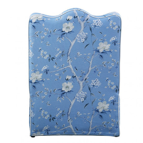 Hemsworth Chinoiserie Sky Blue/White Accent Chair by Furniture of America at Eve Furniture