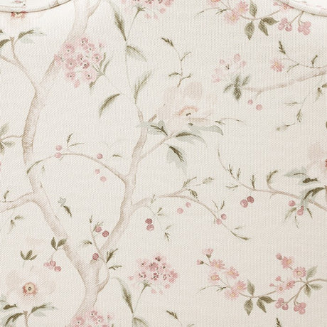 Hemsworth Chinoiserie White/Pink Accent Chair by Furniture of America at Eve Furniture