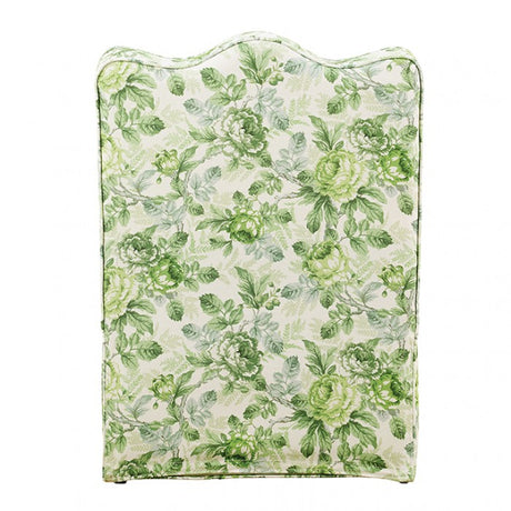 Hemsworth Seaside Cabbage Rose Green/White Accent Chair by Furniture of America at Eve Furniture