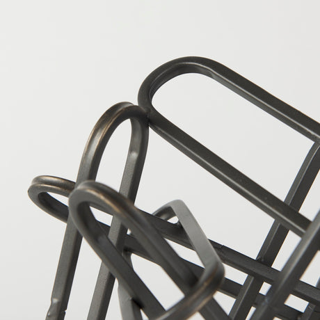 Henderson 10.4L x 8.3W x 7.7H Black Metal Paperclip Decorative Object by Mercana at Eve Furniture