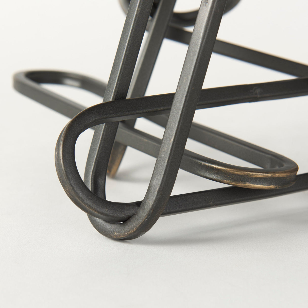 Henderson 10.4L x 8.3W x 7.7H Black Metal Paperclip Decorative Object by Mercana at Eve Furniture