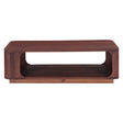 Henderson 51" Coffee Table in Pecan Brown by Home Trends & Design at Eve Furniture