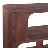 Henderson 67" Wide Bookshelf in Pecan Brown by Home Trends & Design at Eve Furniture