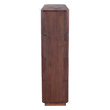 Henderson 67" Wide Bookshelf in Pecan Brown by Home Trends & Design at Eve Furniture