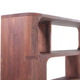 Henderson 69" Tall Bookshelf in Pecan Brown by Home Trends & Design at Eve Furniture
