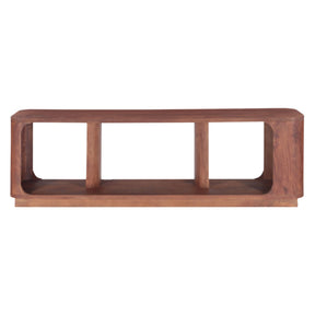 Henderson 70" Media Unit in Pecan Brown by Home Trends & Design at Eve Furniture